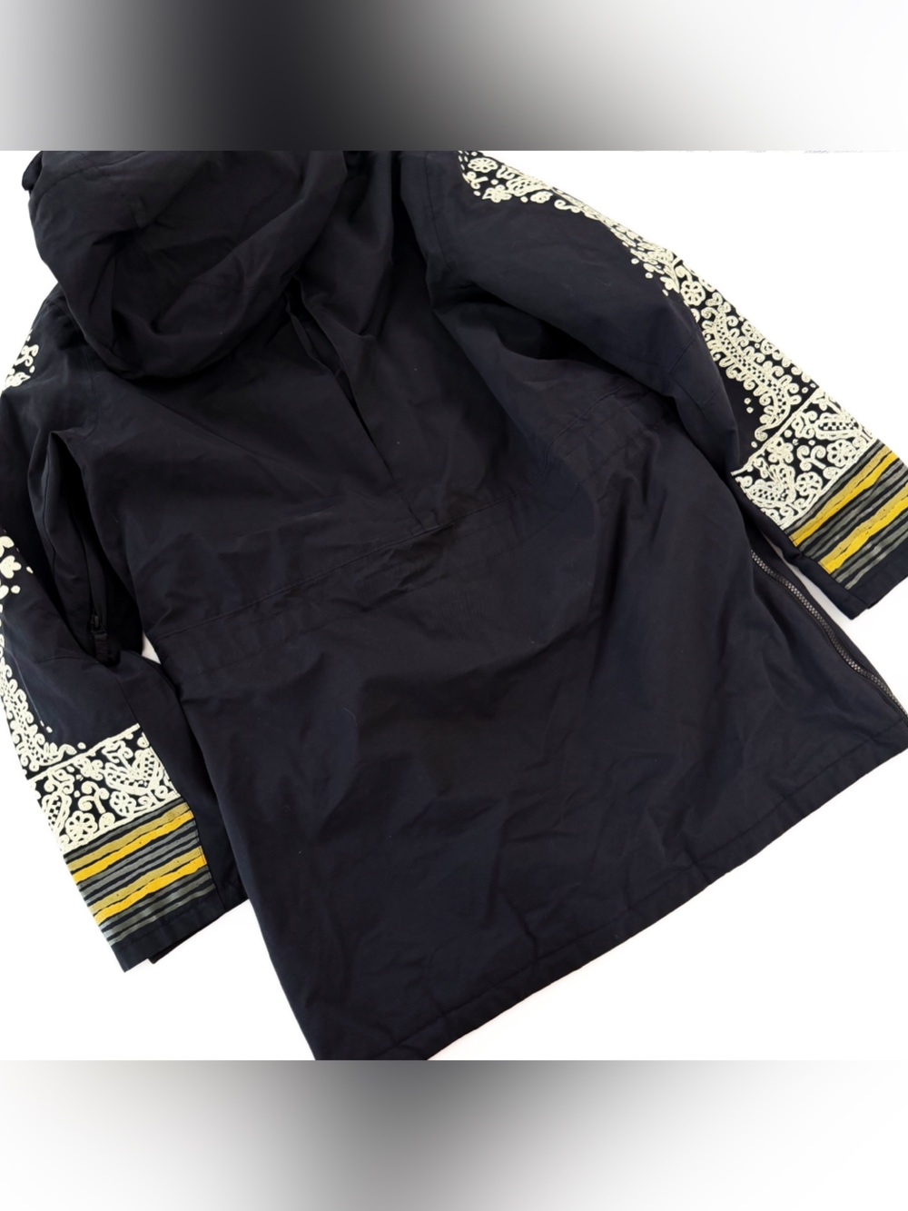 Burton Coat Womens Large Black Chuteout Anorak Pullover DryRide New - Picture 11 of 13
